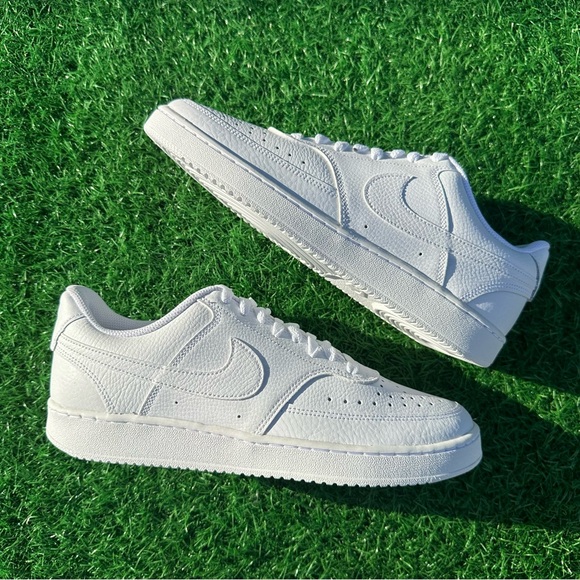 Nike Wmns Court Vision Low Triple White - Picture 11 of 13